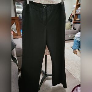 Nicole Miller Black Flare Pants Size 6